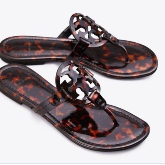 SOLD Tory Burch Miller Tortoise Shell Size 9 NIB - Picture 2 of 5